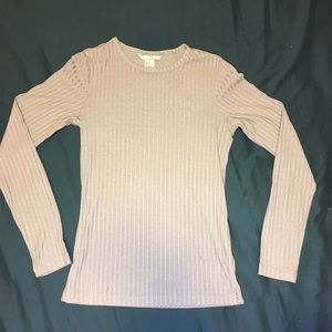 H&M Lavender Ribbed Longsleeve